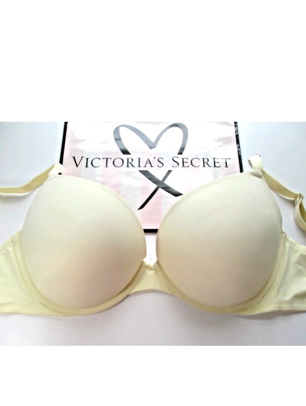 VICTORIA'S SECRET PINK Super Push-Up Bra 38C 38D 40B 40C 40D Yellow NWT VS